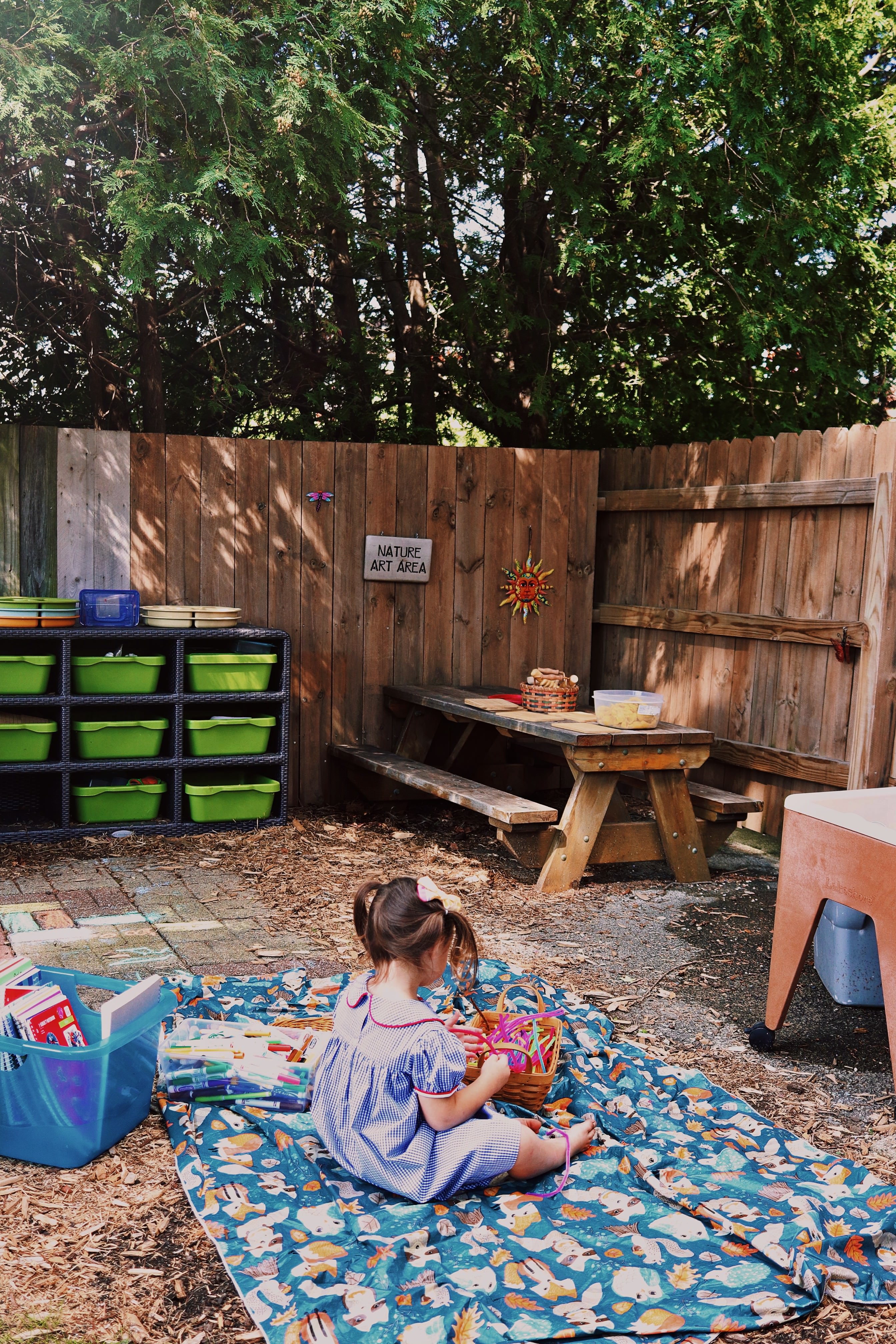 Our outdoor gathering space